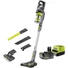 Image de Aspirateur balai 18V RYOBI - 30AW - 600mL - Batterie 4,0Ah et chargeur - Avec accessoires - RSVS18-1C40G