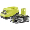 Image de Pack batterie RYOBI 18V One+ 2.5Ah LithiumPlus - 1 chargeur rapide 2.0Ah RC18120A-125