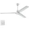 Image de Westinghouse - Ventilateur de plafond Industrial Argent 142 cm