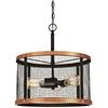 Image de Suspension Emelie Bronze / Cuivre 3 Ampoules