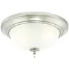 Image de Plafonnier Harwell Nickel brossé 2 Ampoules