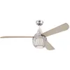 Image de Westinghouse - Ventilateur de plafond Graham Nickel 132 cm avec led