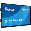 Image de iiyama Prolite TE8613A-B2AG Écran interactif 217,4 cm 86" IPS LED 4K UHD 40 points tactiles PureTouch-IR HDMI DP USB-C DP-Alt USB2.0/3.2 RJ45 WiFi OPS Android 14 Google EDLA PIR NFC Antireflet 7H 24/7 en occasion ou reconditionné