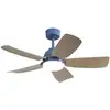 Image de Ventilateur de plafond de 106cm, avec 5 pales de ventilateur en abs, lumière led 22 w et télécommande pour chambre à coucher, salon, salle à manger,