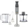Image de Kenwood HDM804SI Mélangeur de plongée, équipé d'un fouet à fil en acier, d'un mixeur, d'un verre gradué avec poignée et d'un couvercle de 1 L, d'un hachoir de 0,50 L, d'une puissance de 1000 W, en plastique, gris en occasion ou reconditionné
