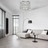 Image de Applique Spot Chrome Patté Verre Cristal Dimmable Salon Chambre à coucher