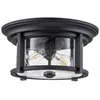 Image de Lampe d'extérieur plafonnier lampe de jardin acier verre IP44 d 33 cm
