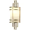 Image de Applique murale applique couloir lampe chambre lampe acier verre laiton H 38,7 cm