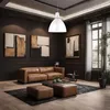 Image de Suspension led Brynne 1 Light Medium - Nickel poli