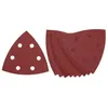 Image de 10 Feuilles abrasives velcro pour ponceuses delta velcro Dewalt 6 perforations - 93x93mm