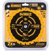 Image de Dewalt   Lame de scie circulaire 184mm   Alésage 16mm   24 dents pour bois dur   Coupe nette sans éclat   Compatible scies portatives - DT10302-QZ