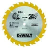Image de Lame scie circulaire Dewalt bois   Ø165 mm   AL20   24 dents   DT1949
