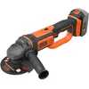 Image de Black&decker - black+decker BCG720M1 Meuleuse d'angle sans fil 18 v   ø 125 mm   1x batterie 4,0 Ah   sac souple