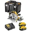 Image de Scie circulaire xr 5Ah 184 mm Dewalt 2 Batteries + Coffret Tstak - DCS572P2-QW