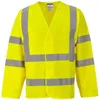 Image de Gilet 2 Bandes & Baudrier Manches Longues Couleur : Jaune Taille L/xl Portwest