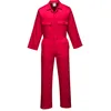 Image de Combinaison Euro Work Couleur : Rouge Taille Xxxl - Portwest
