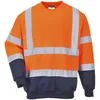 Image de Sweatshirt Bicolore Hivis Couleur : Orange/marine Taille Xxxl Portwest