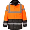 Image de Parka Hv Bicolore Couleur : Orange/noir Taille Xxxl Portwest