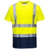 Image de T-shirt Bicolore Couleur : Jaune/marine Taille L - Portwest