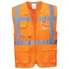 Image de Gilet haute visibilité zippé respirant Portwest Meshair Athène Orange s