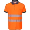 Image de Polo hv PW3 Orange/Marine xl
