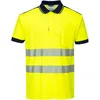 Image de Polo Hv Pw3 Couleur : Jaune/marine Taille Xxxl - Portwest
