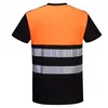 Image de T-shirt PW3 haute visibilité classe 1 Noir/Orange m