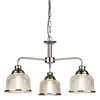 Image de Searchlight - Bistro - Plafonnier à 3 bras multiples, argent, blanc, E27