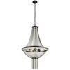 Image de Searchlight Baguette Luminaire suspendu à 5 ampoules, noir, laiton satiné