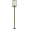 Image de Searchlight - Box ii Poteau d'extérieur 900 mm, argent et verre transparent, IP44