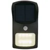 Image de Applique murale d'extérieur led lampe solaire lampe de jardin capteur noir h 20 cm
