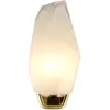 Image de Searchlight - rocky Applique métal laiton satiné, verre blanc Givré, G9 max 33w Larg 11cm Haut 22cm