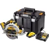 Image de Dewalt - Scie Circulaire xr 18V Sans Fil Advantage 5Ah Li-Ion Brushless 190 mm DCS573H2T-QW