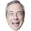 Image de Masque en carton - Nigel Farage - Homme Politique Britannique - Taille A4