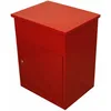 Image de Monster-shop - Boîte aux lettres pour colis - Rouge - Verrouillable - Fixation murale - En acier galvanisé - 5 clés - 580 x 460 x 360 mm
