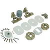 Image de Hotpoint Ariston - kit encastrement charnieres (20121) pour lave-linge ariston - indesit - creda - hotpoint