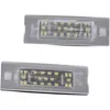 Image de 71734797 2 PCS LED Licence Numéro Plaque Lumière Pour Fiat Panda Mk3 Type 169 MK4 312 Logan Sandero Dacia Duster Lumières de Plaque de Voiture
