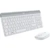 Image de Logitech Clavier Sans Fil Et Souris Mk470 Azerty Blanc (920-009191)