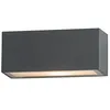 Image de Larissa Lighting - Applique Murale Extérieure Pour Ampoule led E27 IP44 Graphite zambelis