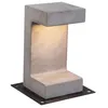 Image de Borne Extérieure LED 30cm 8W IP54 Béton ZAMBELIS - Blanc chaud - 3000K