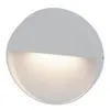 Image de Larissa Lighting - Balise Murale Extérieure led D15 6W IP65 Blanc Sablé zambelis - Blanc chaud - 3000K