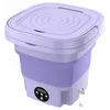 Image de Machine à laver portable avec sèche-linge, mini machine à laver pliable 8 l, 3 modes, machine à laver de voyage, petite machine à laver pour