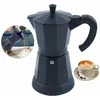 Image de Tigrezy - 300ml aluminium 6 tasses cafetière électrique cafetière expresso moka expresso pot noir