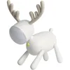 Image de Lampe de Bureau à led de cerf Xiaoxiao Deer Dessin animé usb Night Light avec Lampe de Bureau de Lecture(blanche,une pièce)