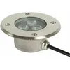 Image de Spot Encastrable led Exterieur Terrasse Très Mince 3W Spot led Encastrable Exterieur IP68 Étanche Corps en Acier Inoxydable Utilisé pour Trottoir