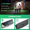 Image de Lampe Solaire Extérieur 180 LED Puissante éclairage - 900LM - 270° Angle Détecteur de mouvement éclairage Solaire Extérieur Spot sans Fil Sécurité