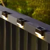 Image de Lot de 16 lampes solaires d'extérieur pour terrasse, marches, clôtures, escaliers, terrasses et allées (blanc chaud)