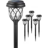 Image de Lot de 6 lampes solaires d'extérieur pour allée de jardin, trottoir, allée