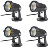 Image de Lot de 4 Spot led 3W 220V Spots Jardin Orientables Luminaires Extérieur Jardin Terrasse - Lablanc