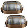 Image de (2 pack)Applique D'extérieur,Lampe Ovale En Aluminium Moulé Sous Pression Applique,Murale Marine Nautique Lumière Vintage Industrielle,Lampe De